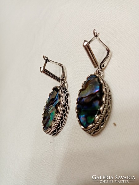 Real abalone shell earrings