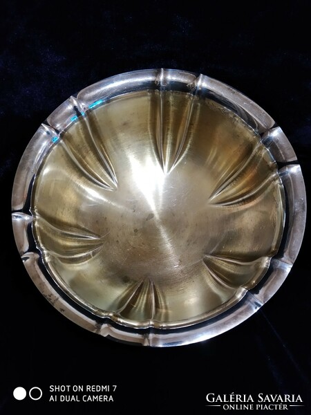 Silver-plated, plate Swedish, marked fine with gilt interior.