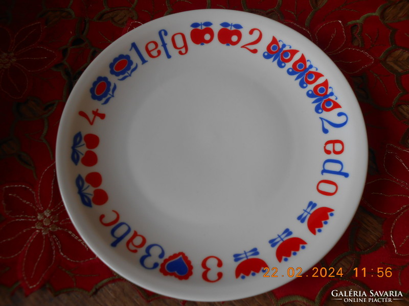 Alföldi alphabet children's flat plate