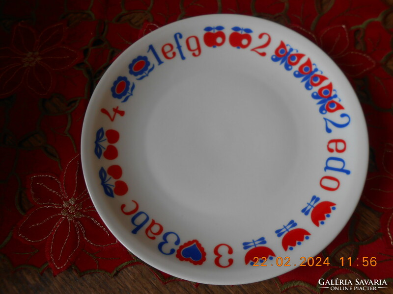 Alföldi ABC betűs gyerek lapos tányér