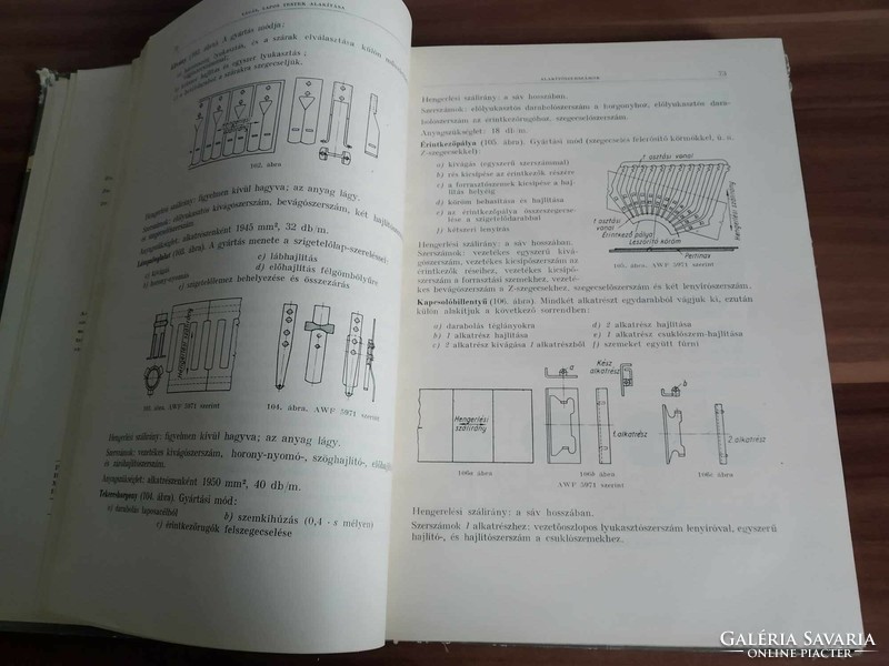 Eugen Kaczmarek: A hidegsajtolás gyakorlata, szakkönyv feladatokkal és megoldásokkal, 1958