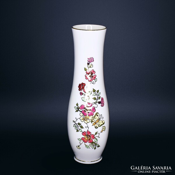 Zsolnay narrow vase with butterfly pattern (limited edition)