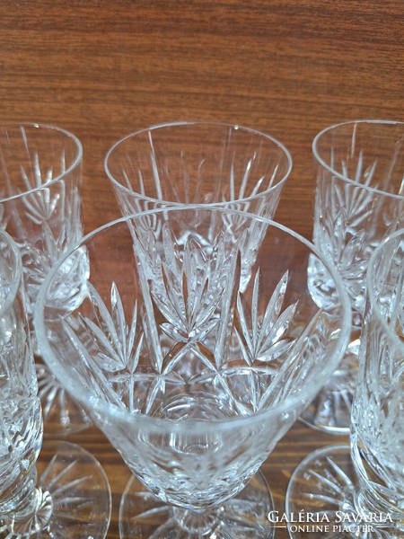 Crystal liqueur stemmed glasses. HUF 6,900