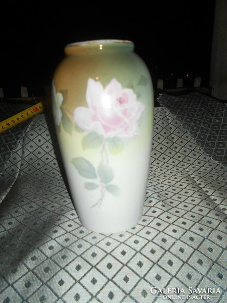 Antique Eichwald rose vase
