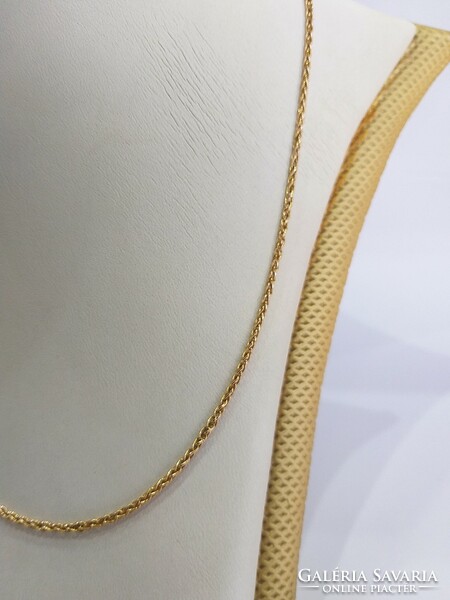 14K gold, 3.16g braided snake chain (no.: 24/76.)