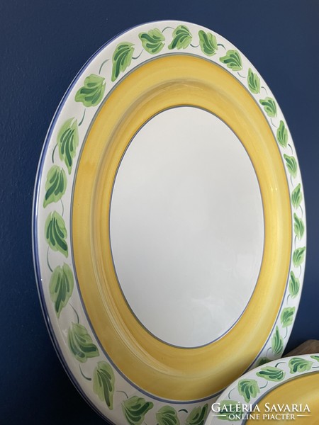 Herend majolica huge tray/plates