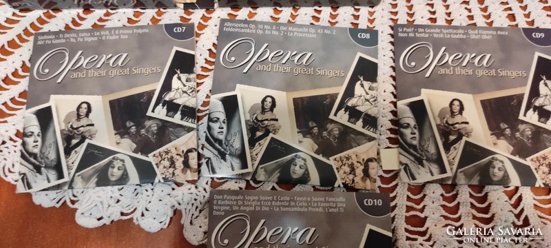 10 pcs opera music cd package in beautiful condition with gift box