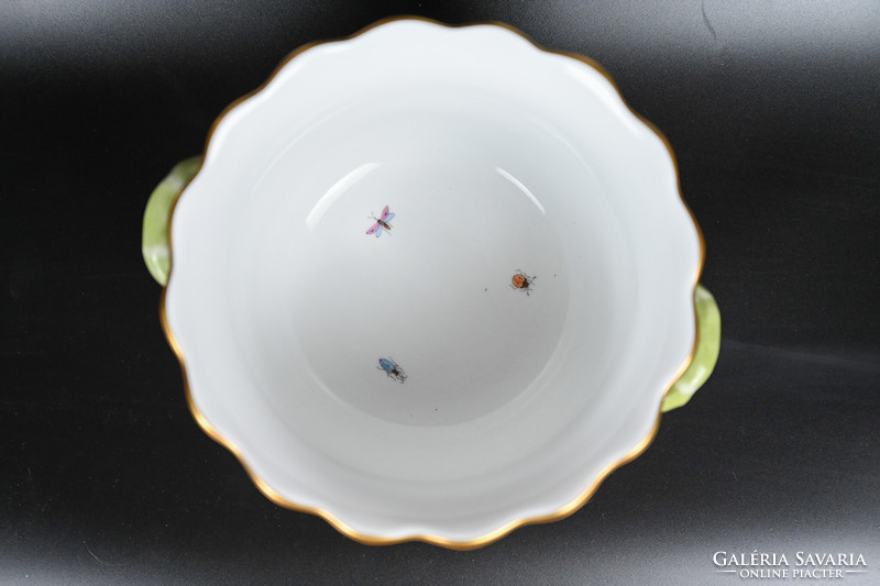 Herend porcelain bowl with Rothschild decor