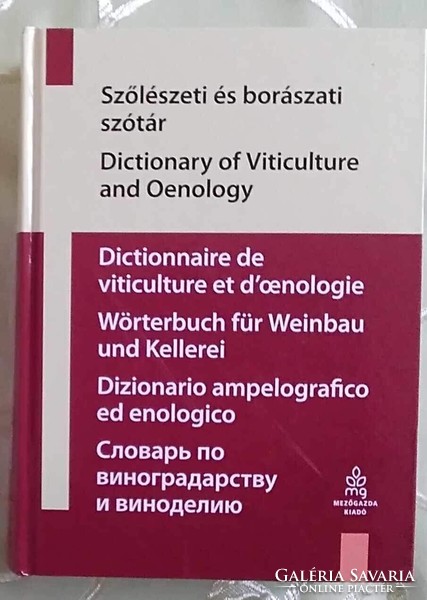 Miklós-lelkes lajos Kállay: viticulture and wine dictionary