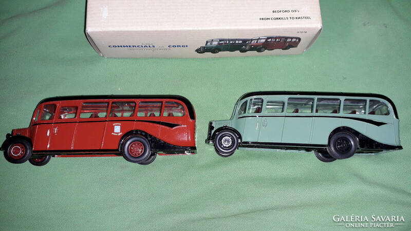 Original English corgi bedford ob metal buses cars 1:50 size in box (one of 8000 limited edition)