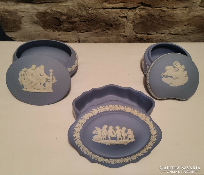 Wedgwood jewelry boxes 3 pcs