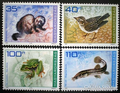 S4696-9 /  2003 Magyarország Állatvilága II.  bélyegsor postatiszta