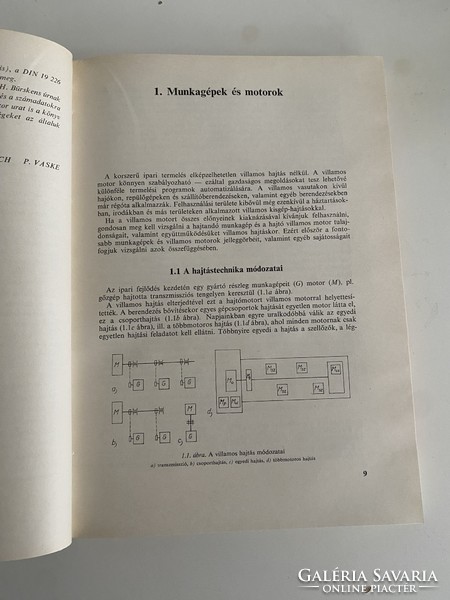 Electric drives and controls specialist book 1973 technical book publisher Budapest