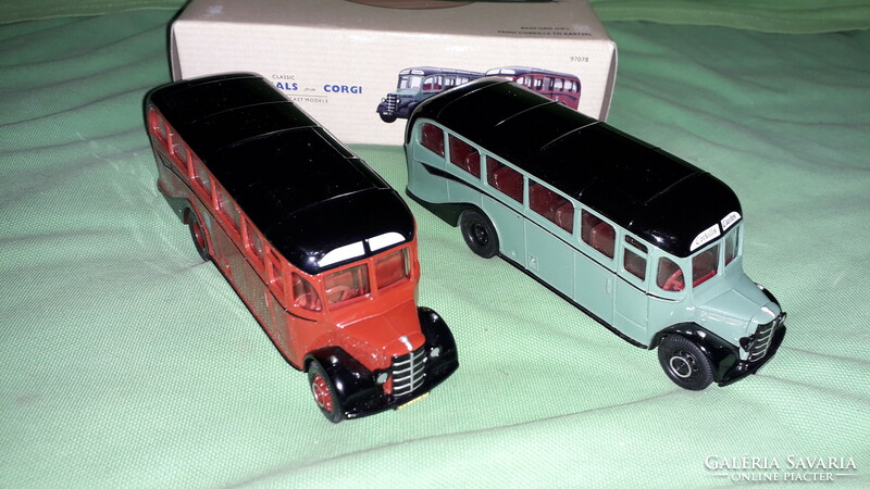 Original English corgi bedford ob metal buses cars 1:50 size in box (one of 8000 limited edition)