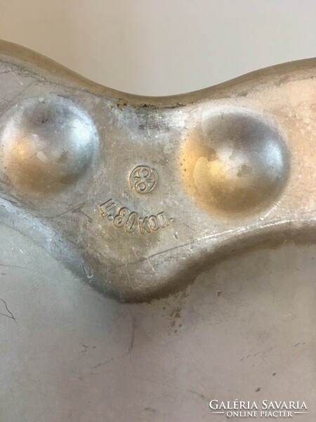Old baking form - aluminum - heart shape - marked