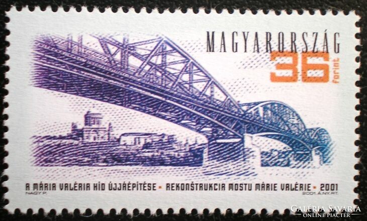 S4624 /  2001 Mária Valéria -híd bélyeg postatiszta