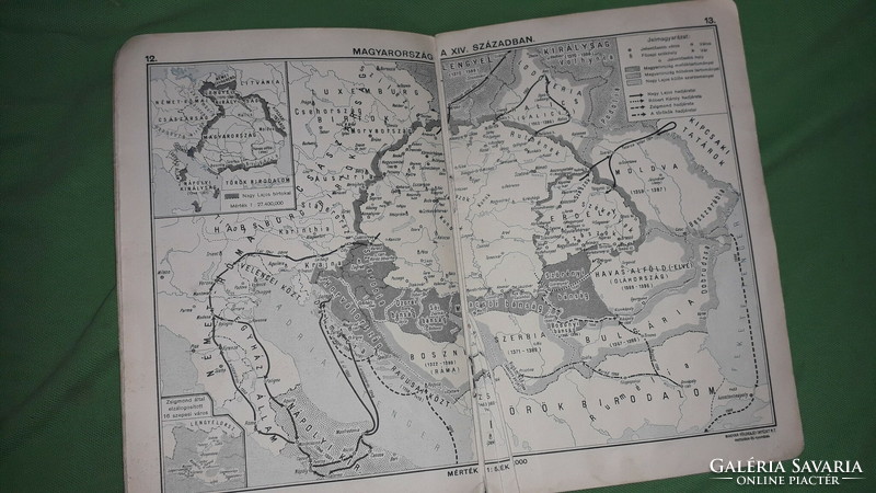 1931. Németh - koch : historical atlas i. Part of Hungary according to pictures Hungarian Geographical Institute rt