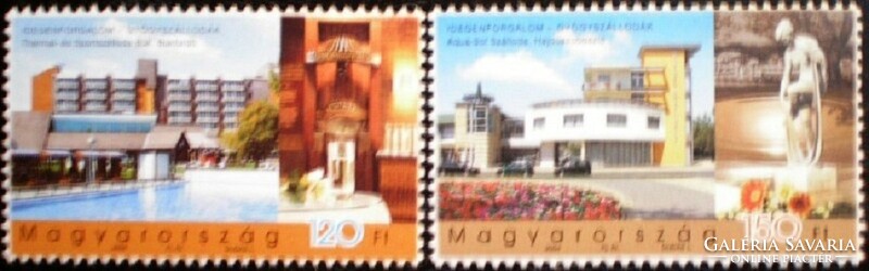 S4732-3  /  2004 Idegenforgalom - Gyógyszállodák II. bélyegsor postatiszta