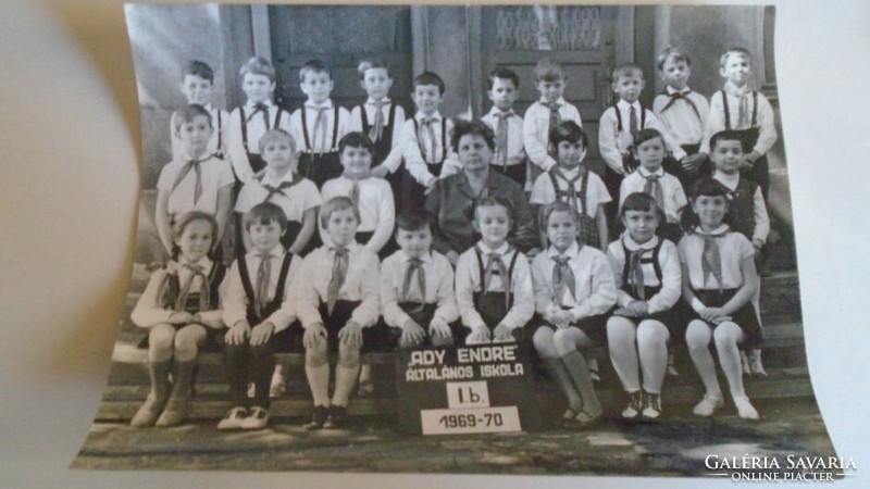 Za488.6 - Budapest xx. District ady endre elementary school - class picture i.B. -1969-70