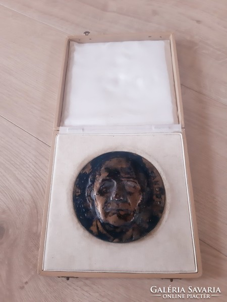 Sándor Csenterics award bronze plaque