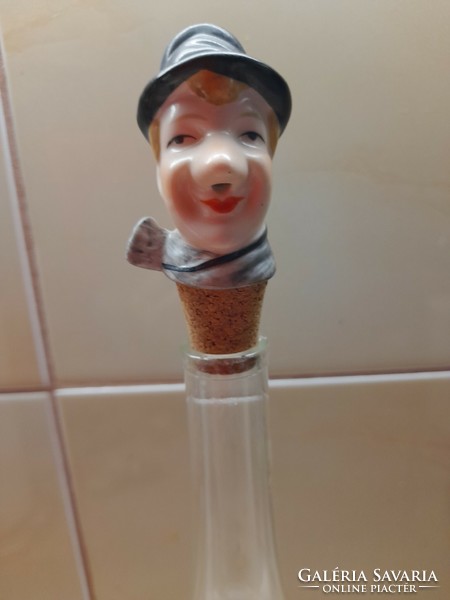 Figured cork stopper, ceramic figure, règi, collection