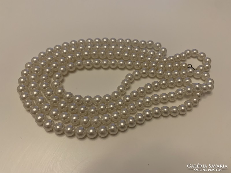 Extra hosszú gyöngysor 130 cm  gyöngy nyaklánc