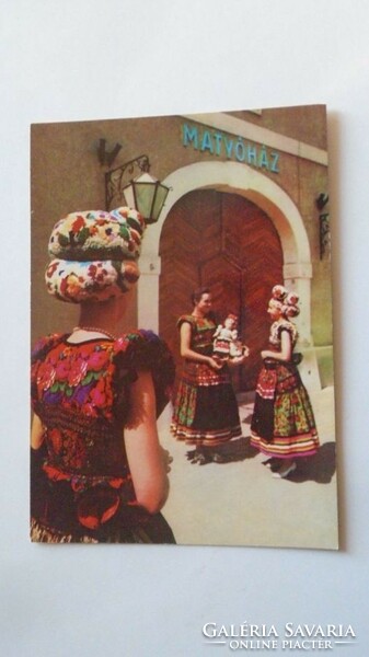 D201280 - postcards of national costume 1973-83 - cap and field stone - 3 postcards