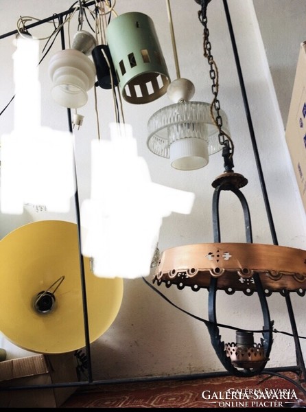 5 chandeliers!! Art Nouveau-loft-design-art deco-crystal glass