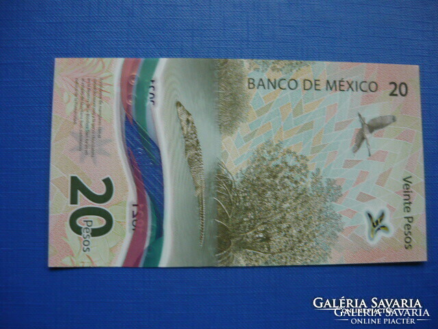 Mexico 20 pesos 2021 independence 200th Anniversary! Polymer! Rare memory paper money! Unc!