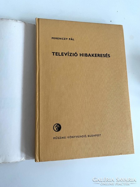 Ferenczy Pál Televízió-hibakeresés  1965 Műszaki Könyvkiadó Budapest