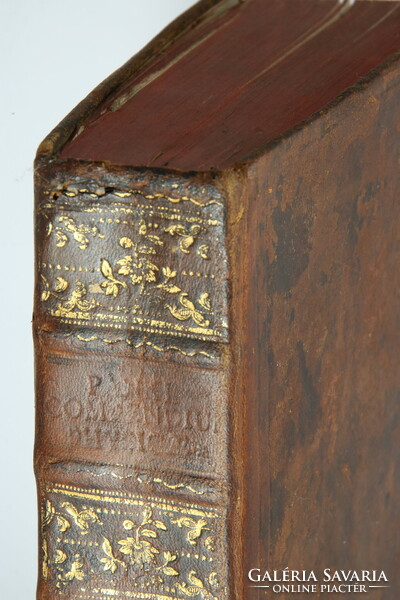 1790 - Máté Pankl's physics textbook illustrated with 9 folding copperplates in gilded leather binding !!