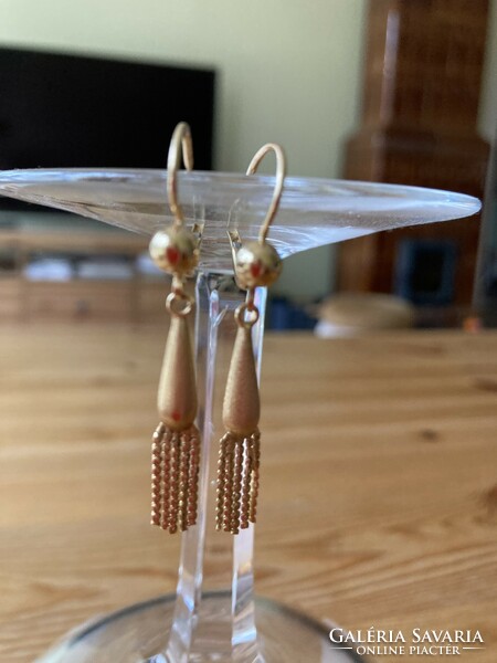 18K yellow gold earrings