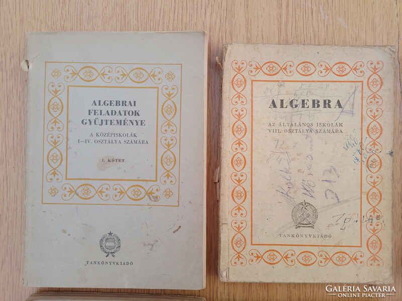 (1956) Tankönyvkiadó: algebra / matematika