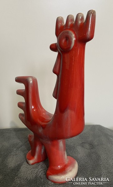 Retro Figural Ceramic Rooster Industrial Arts Company.