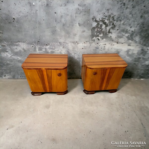 Pair of retro, vintage, mid-century bedside tables