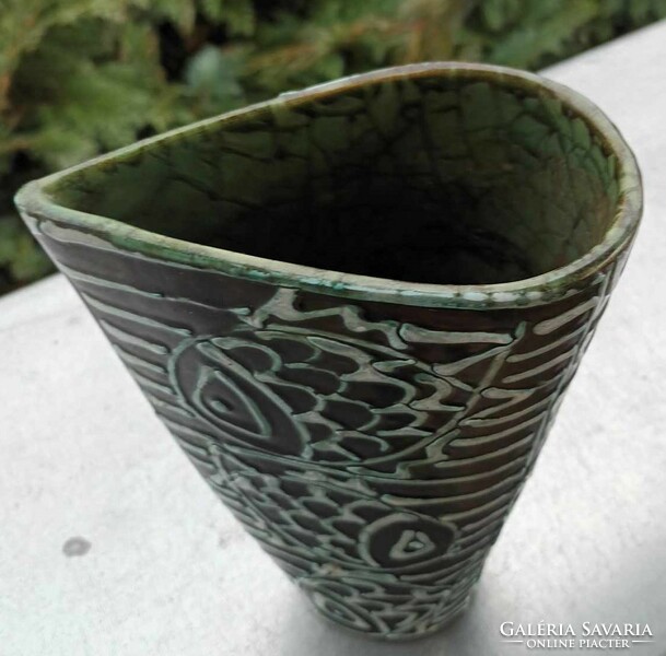 Gorka geza ceramic vase - fish vase