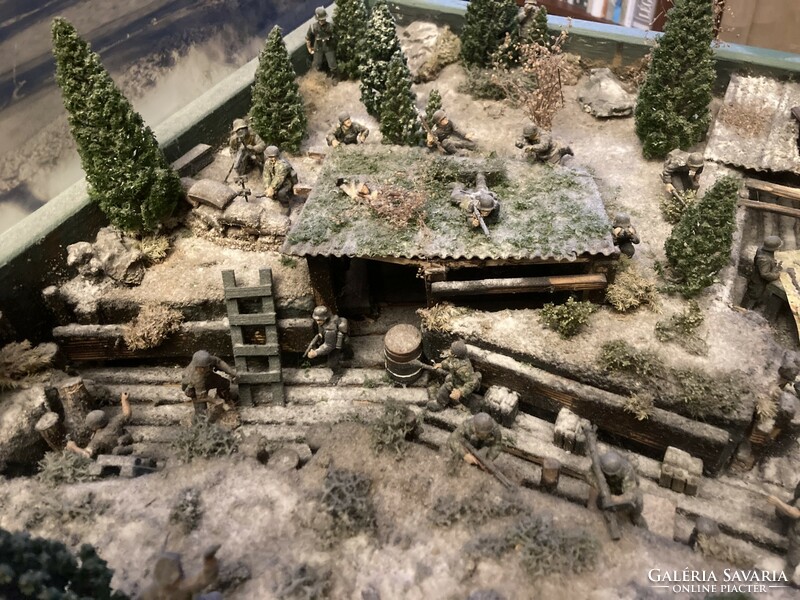 Diorama - World War 2 battle scene