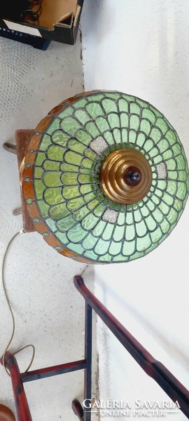 Vintage Italian table tiffany lamp negotiable art deco design