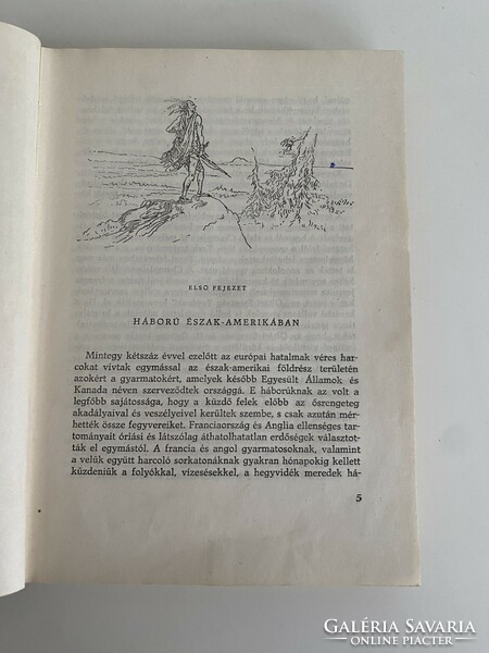 J.F. Cooper Az utolsó Mohikán 1963 Móra Ferenc Könyvkiadó