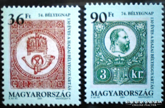 S4610-1 /  2001 Bélyegnap  bélyegsor postatiszta