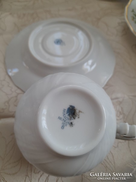 Hollóháza Erika patterned tea cup