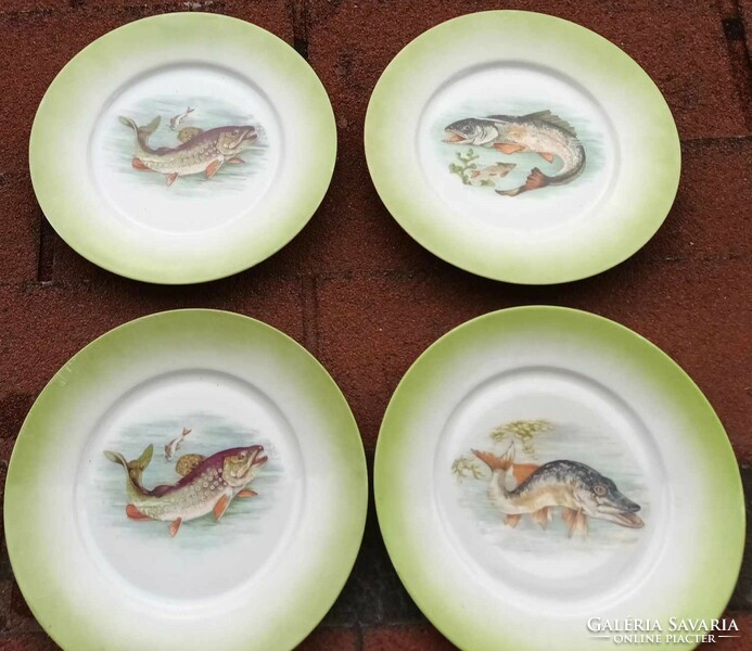 Viktoria austria fish cake plate set for 4 people