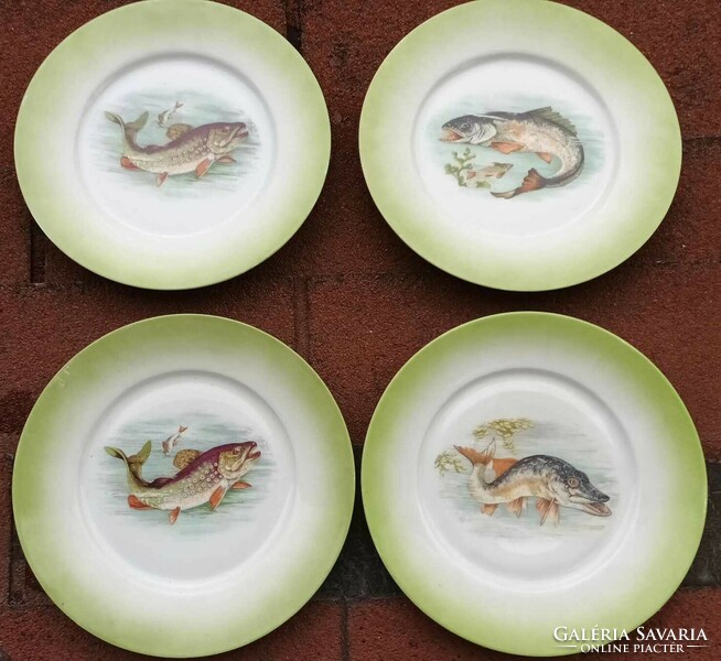 Viktoria austria fish cake plate set for 4 people