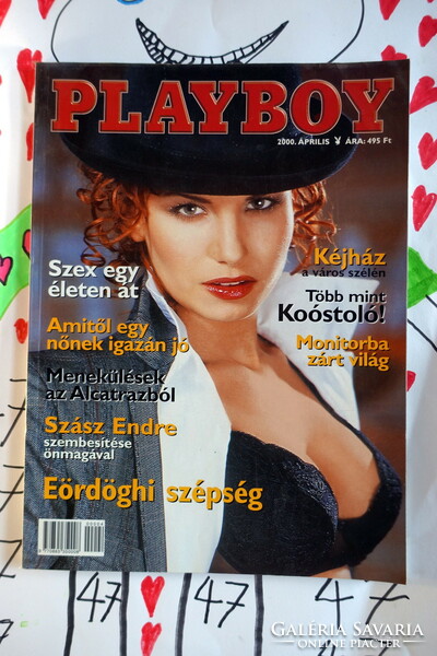 2000 April / playboy / for birthday, as a gift :-) original, old newspaper no.: 25587