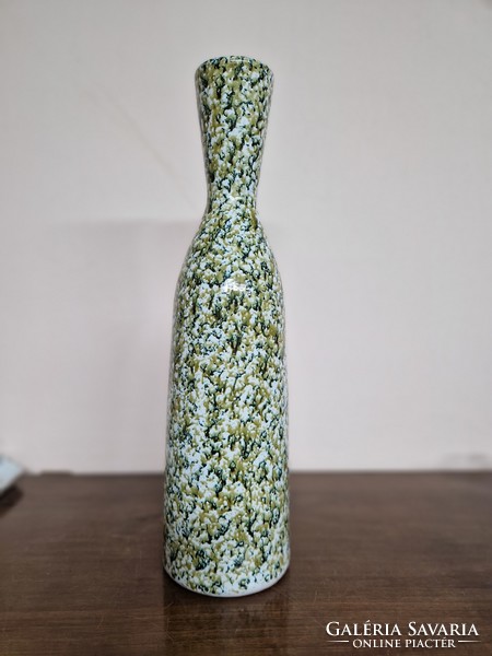 Large applied art ceramic vase in perfect condition, 45 cm.
