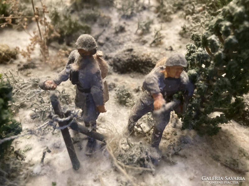 Diorama - 2. világháborús csatajelenet