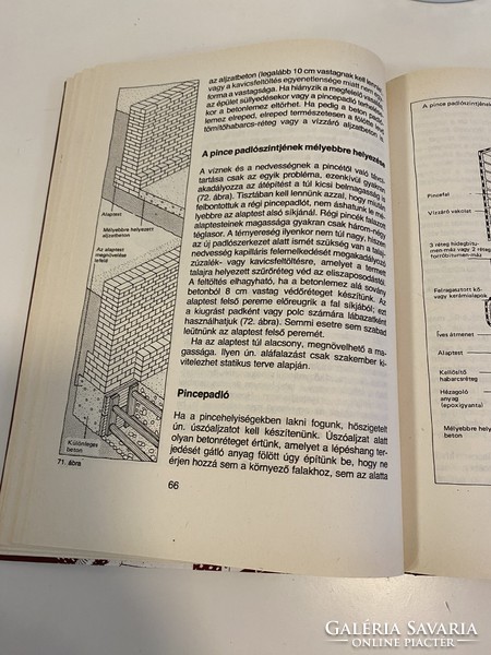Lochner apartment extension with basement 1985 technical book publisher Budapest