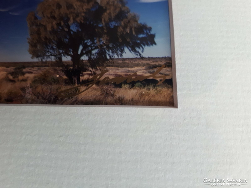 Ayers rock - uluru - artistic photo signal