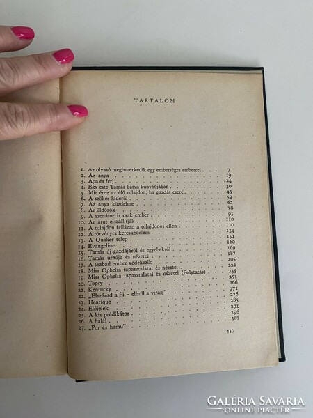 H. Beecher-Stowe Tamás Bátya kunyhója 1963 Móra Ferenc Könyvkiadó