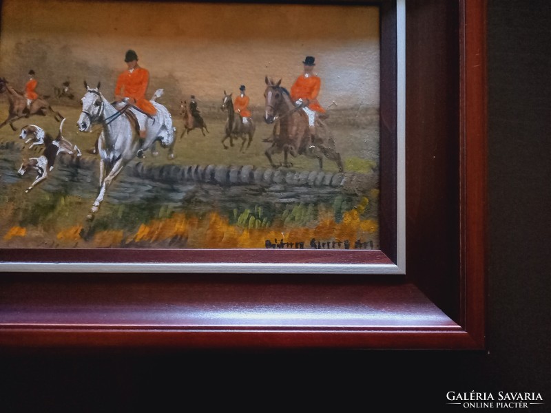 Gábor Rádóczy Gyarmathy - herd (gallery oil painting)